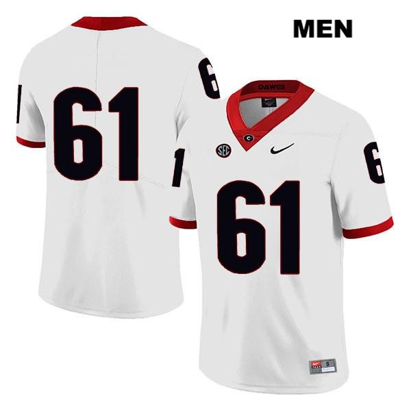 Georgia Bulldogs Men's Blake Watson #61 NCAA No Name Legend Authentic White Nike Stitched College Football Jersey XDH8556DT